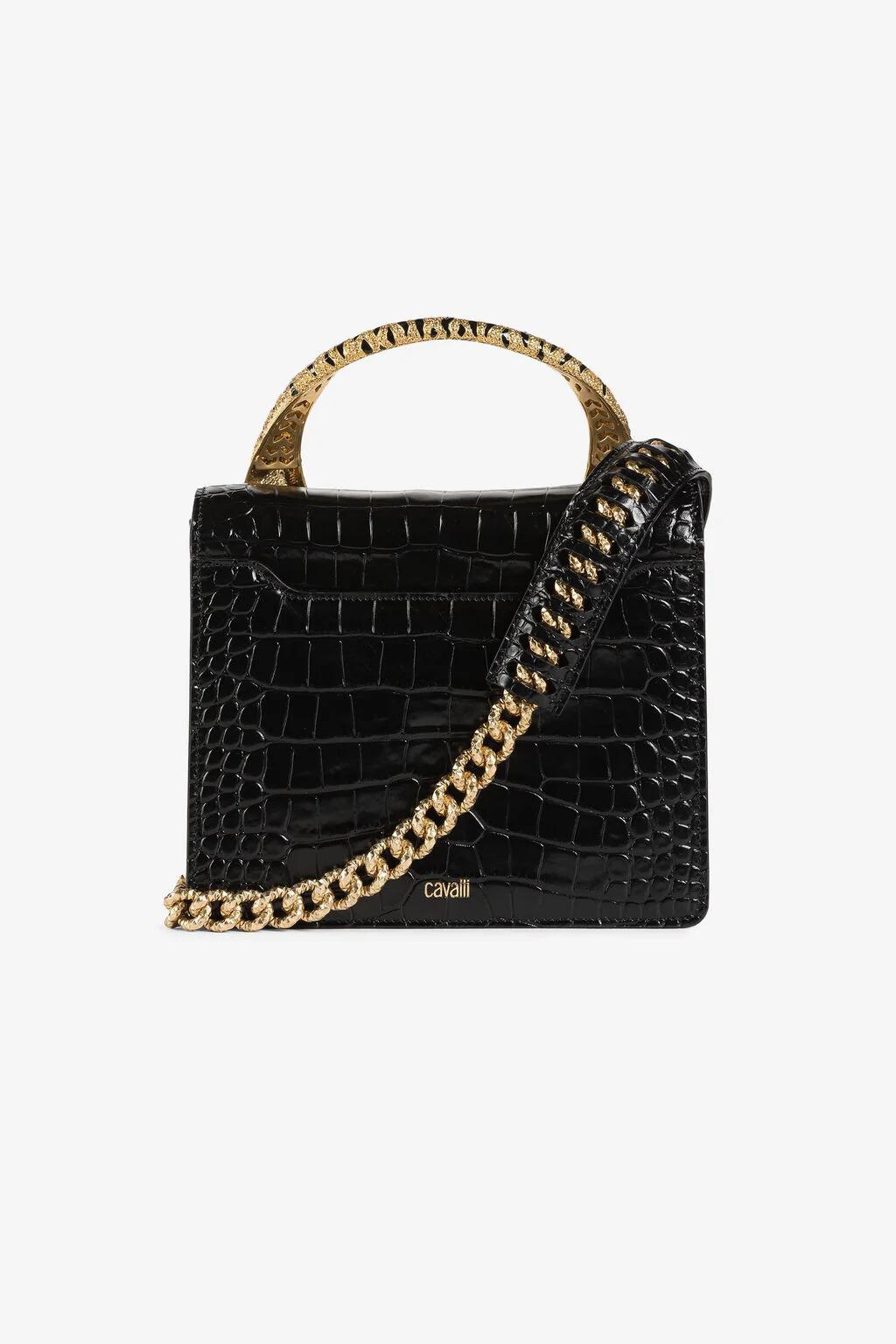 QKB024 PZ055 05051 BLACK ROBERTO CAVALLI WOMEN BAG - Image 3