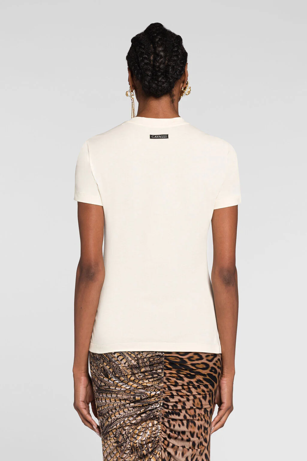 QKT60A JD060 00565 IVORY R.C WOMEN T-SHIRT - Image 3