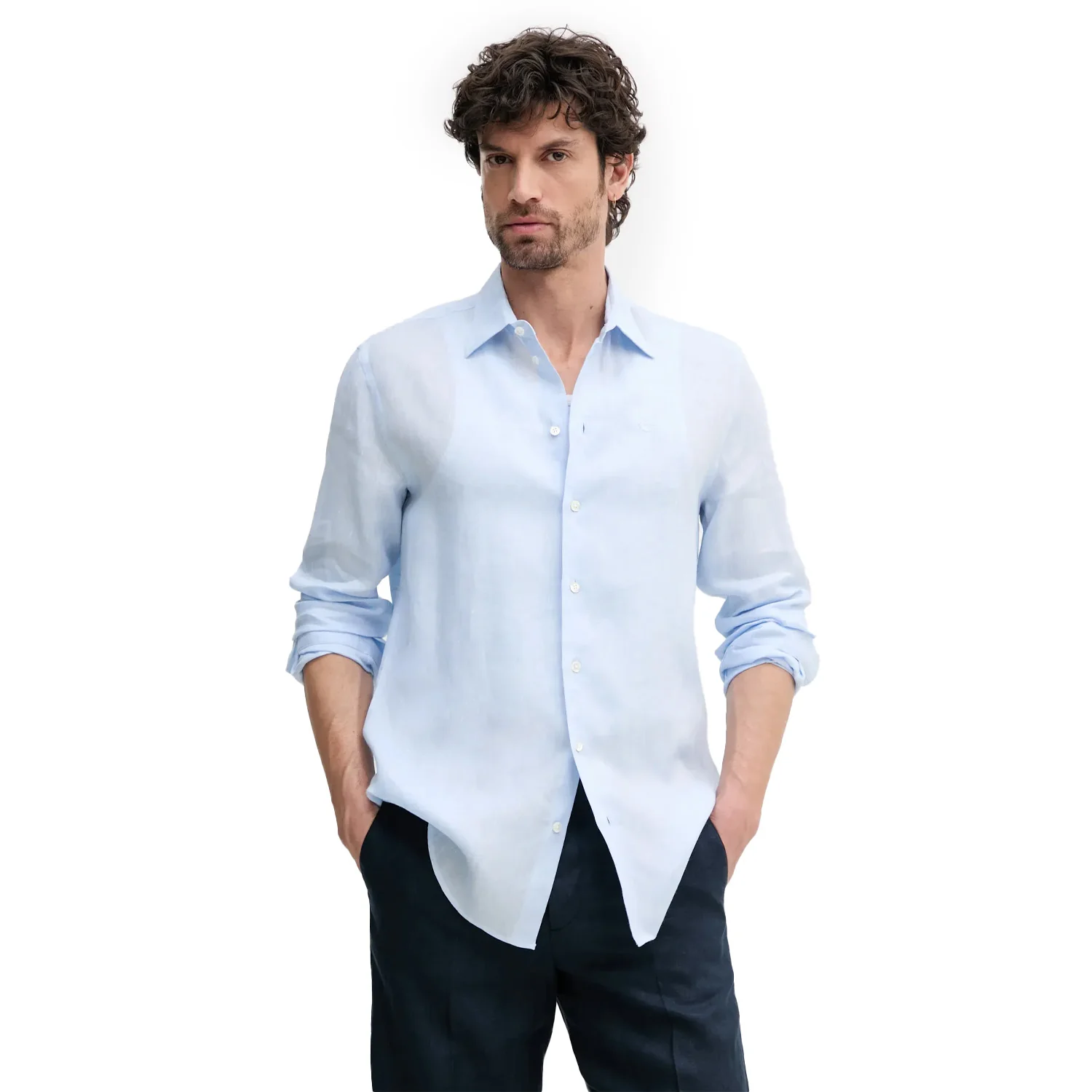 Regular-Fit Shirt In Linen - Image 2