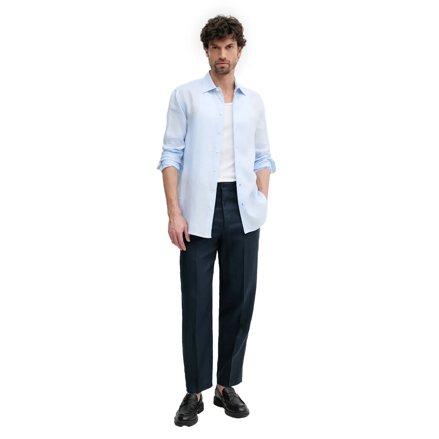 Regular-Fit Shirt In Linen - Image 5
