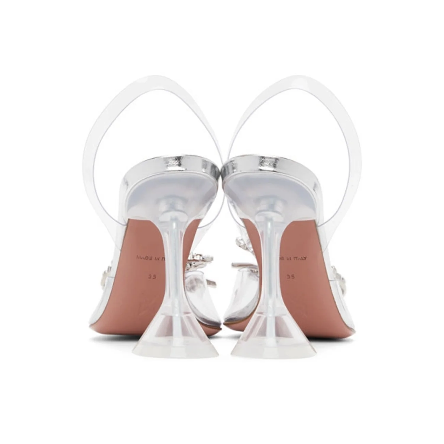 ROSIE GLASS SLING TRSPR AMINA MUADDI TRANSPAIRENT WOMEN SANDAL - Image 3