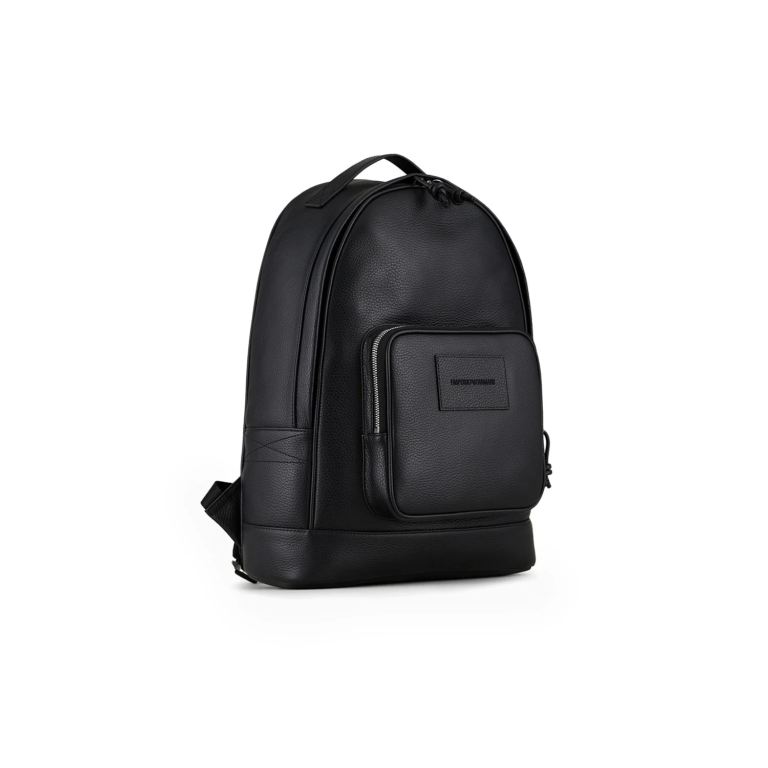 Rounded Backpack In Tumbled Leather - Image 2