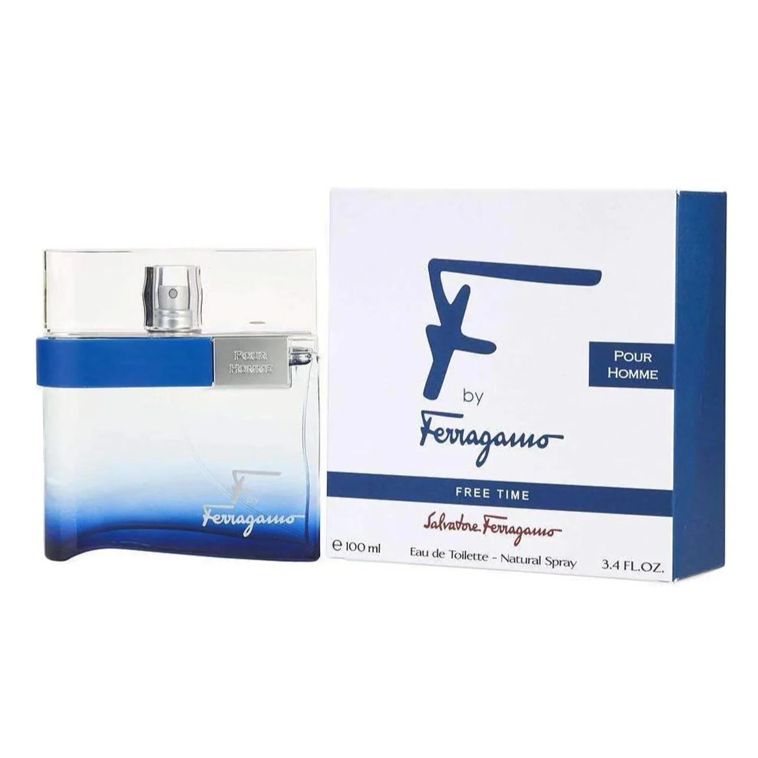 SALVATORE FERRAGAMO FREE TIME POUR HOMME EDT 100ML - Image 2