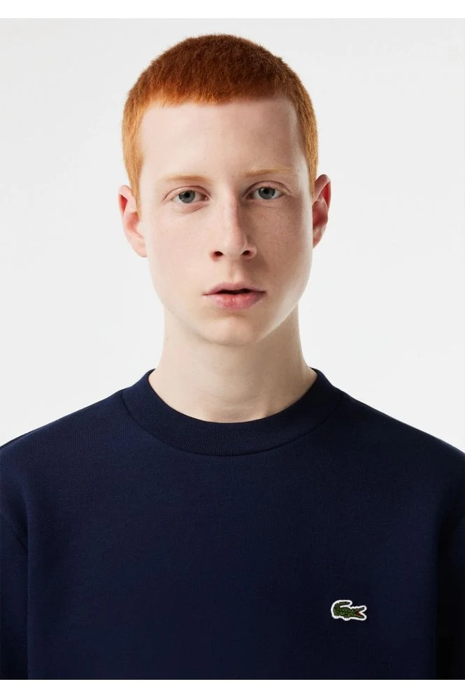 SH9608 QAO 166N LACOSTE SWEATSHIRT MEN NAVY - Image 3