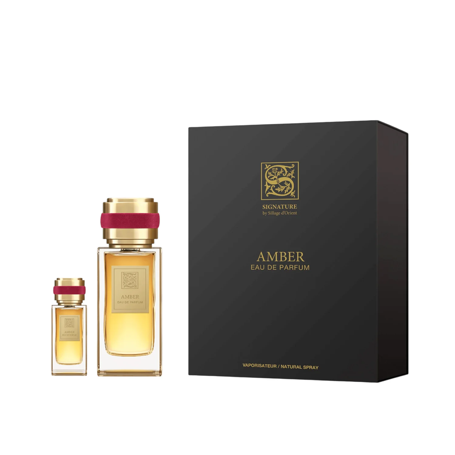 SIGNATURE AMBER SET 100ML EDP+30ML HM+10ML EDP
