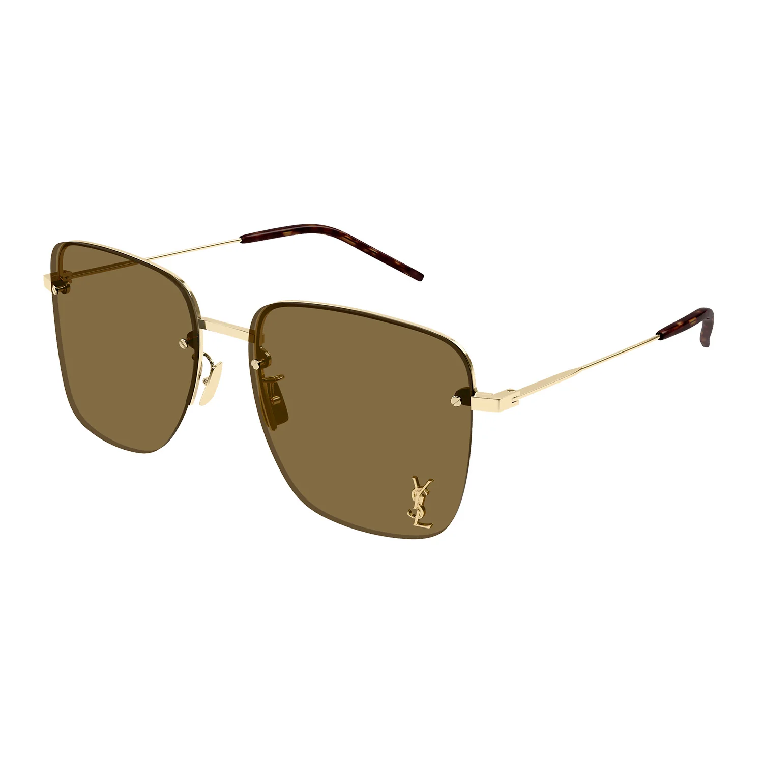 MONOGRAM MODERN HALF RIM SQUARED FEMININE SHAPE