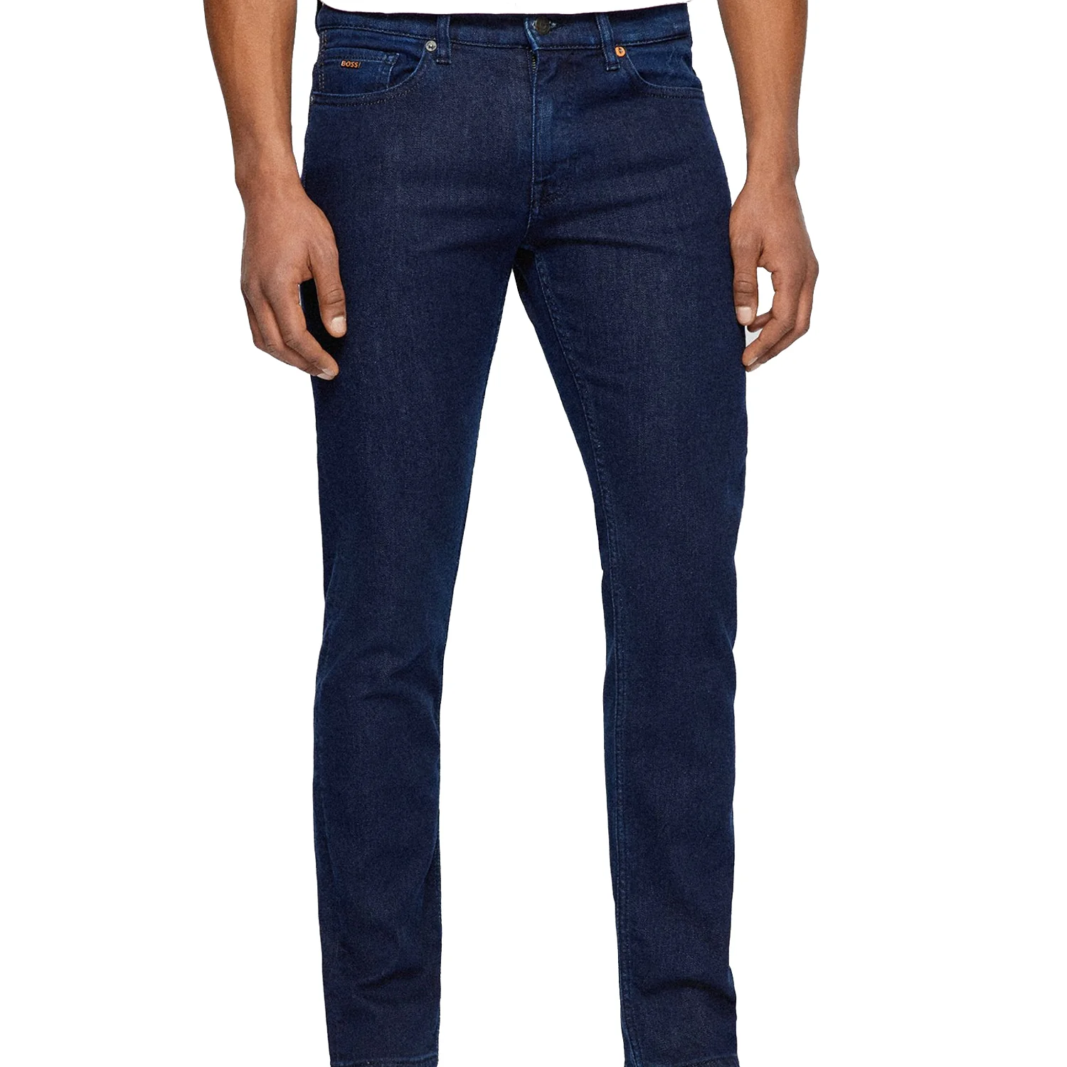 Slim-Fit Jeans In Blue Comfort-Stretch Denim