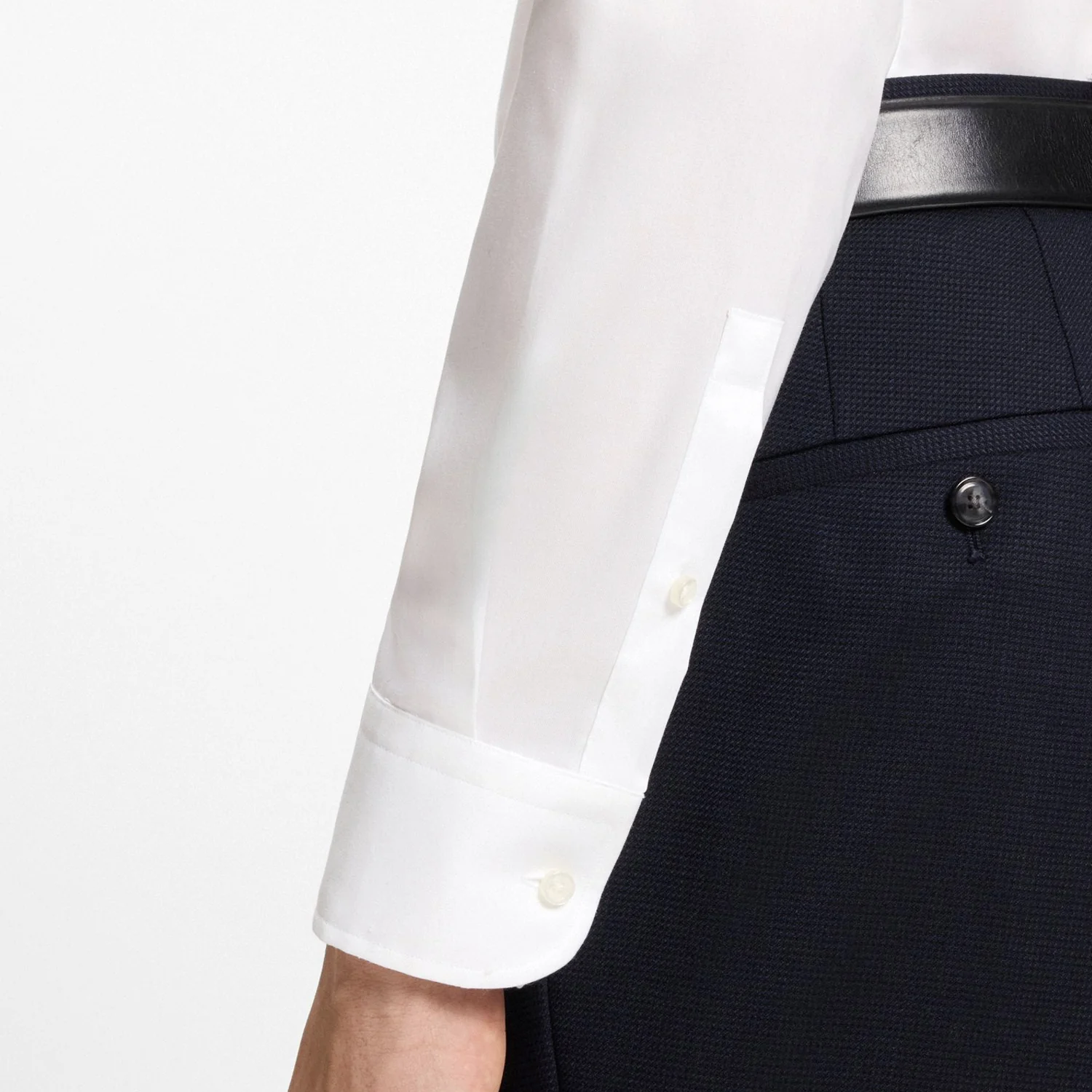 Slim-Fit Shirt In Easy-Iron Cotton Poplin - Image 7