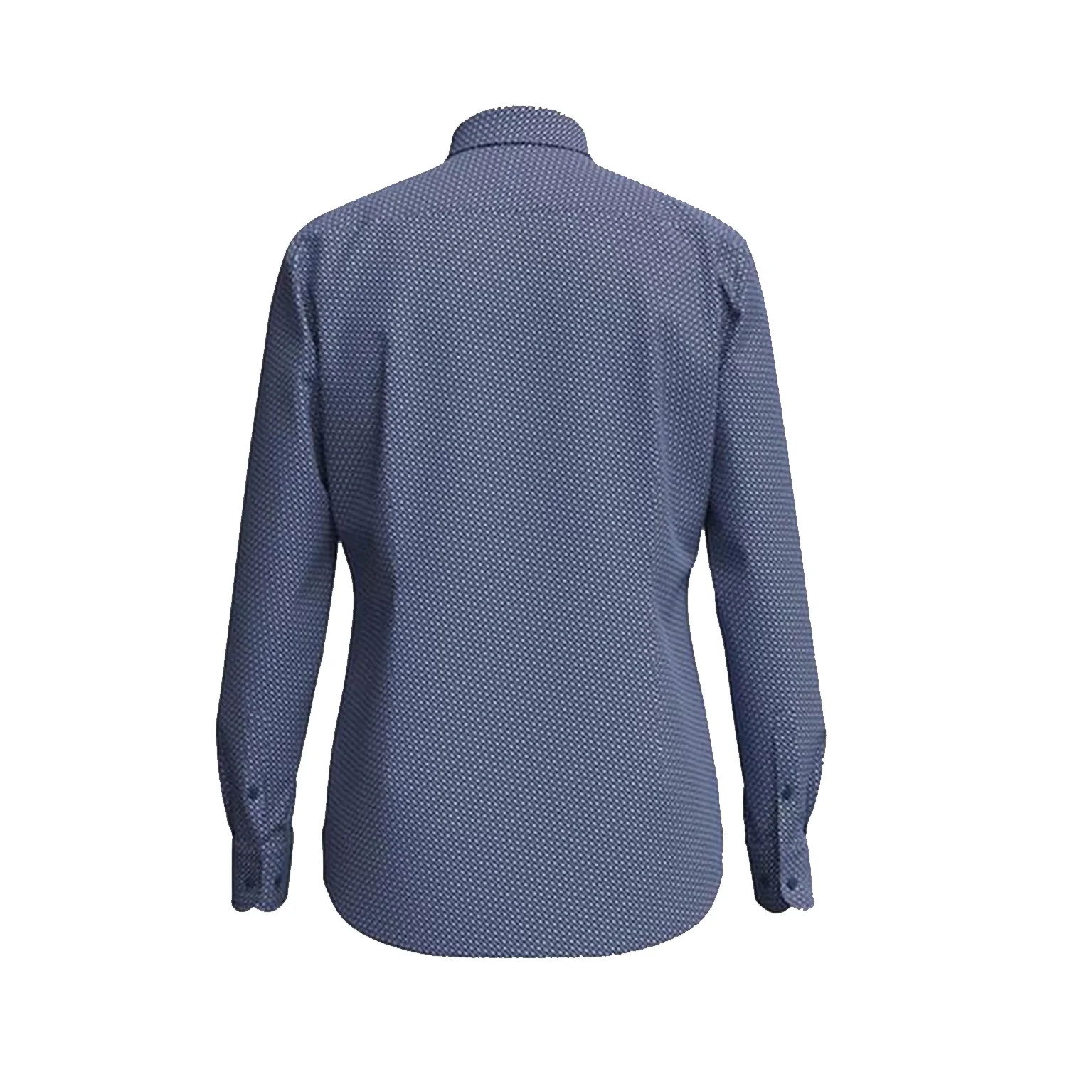 Slim-Fit Shirt In Geometric-Print Performance-Stretch Fabric - Image 2