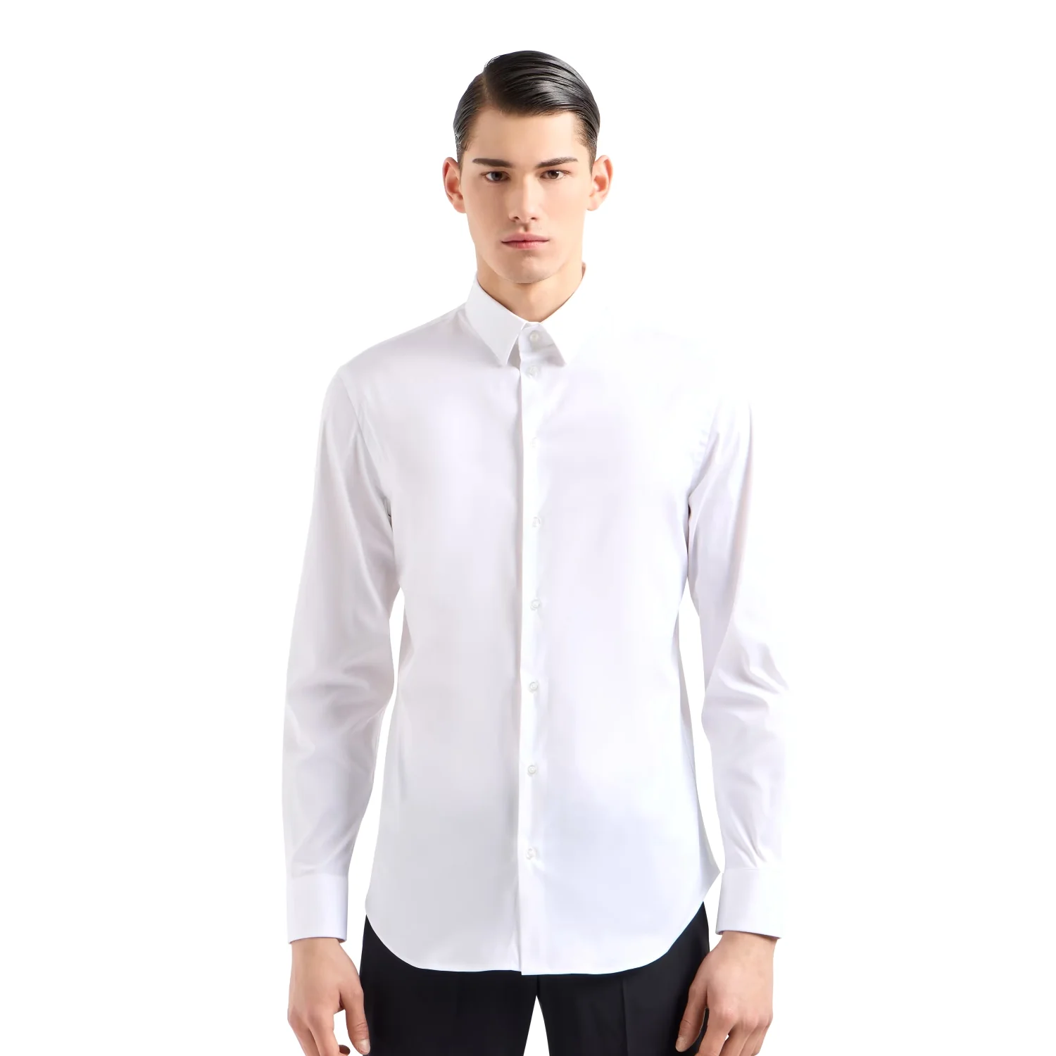 Stretch Cotton Poplin Shirt - Image 2