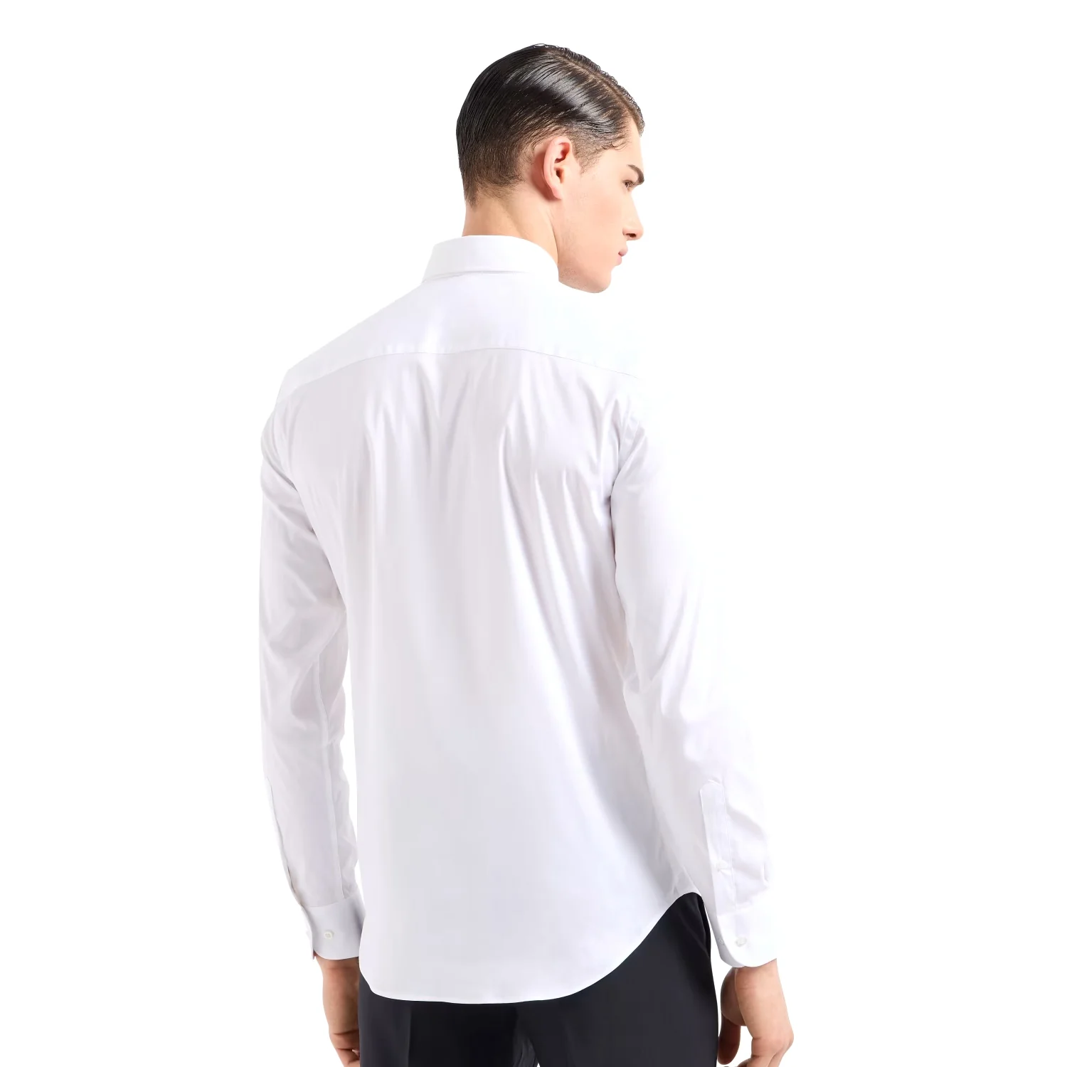 Stretch Cotton Poplin Shirt - Image 3