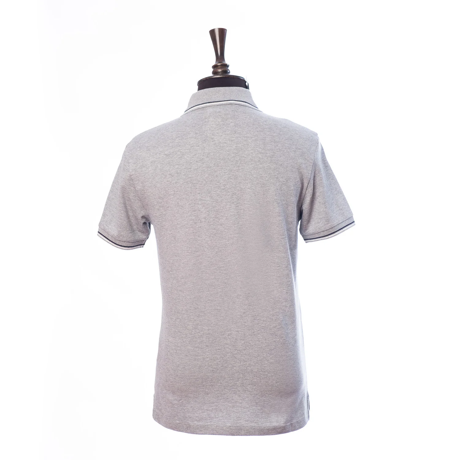 Stretch Piqua Polo Shirt With Micro Eagle Embroidery - Image 2