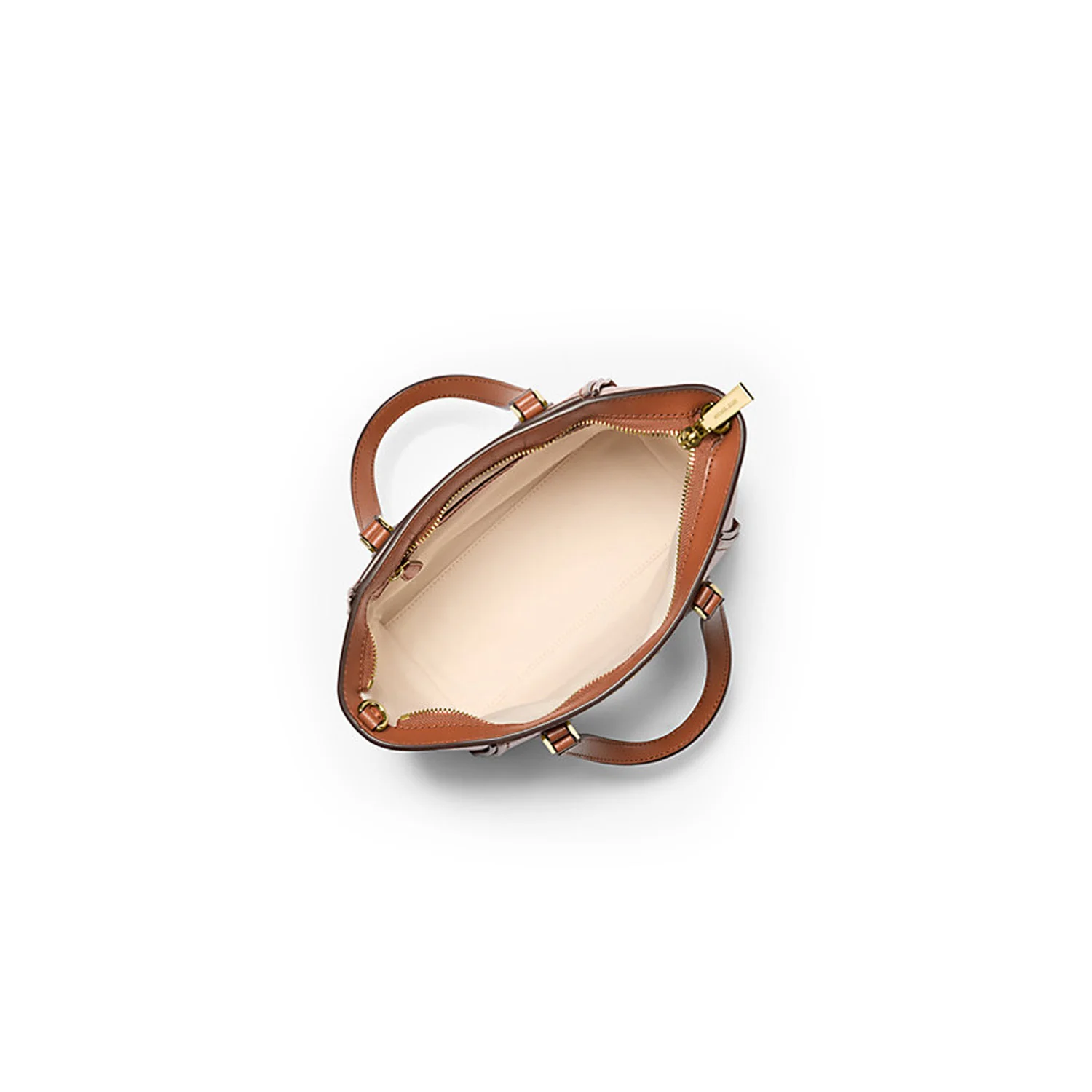 Taryn Small Signature Logo And Leather Convertible Crossbody Bag - Image 3