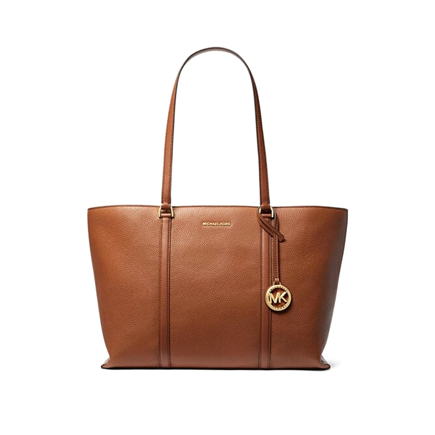 Temple Large Pebbled Leather Tote - Image 4