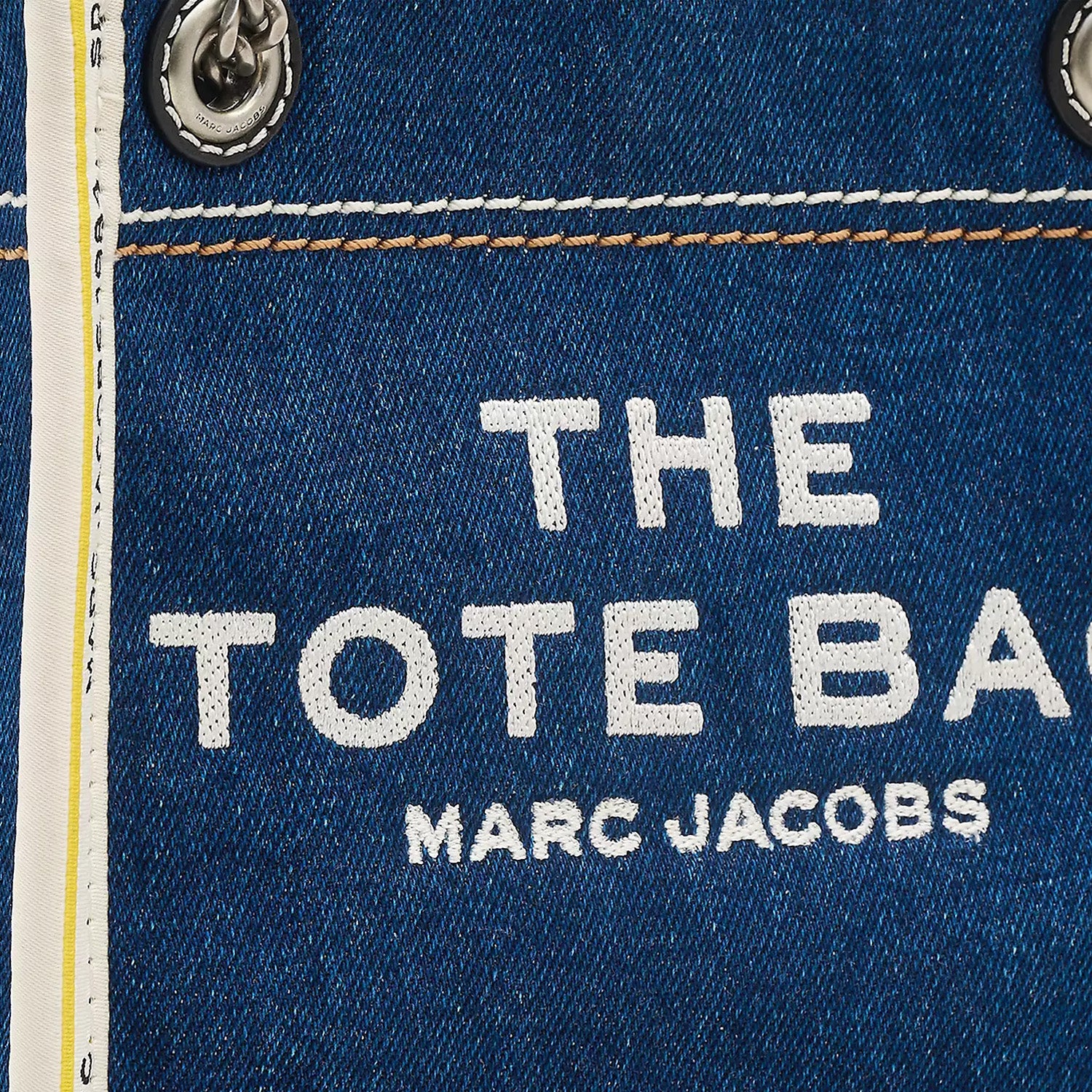 The Denim Chain Crossbody Tote Bag - Image 4