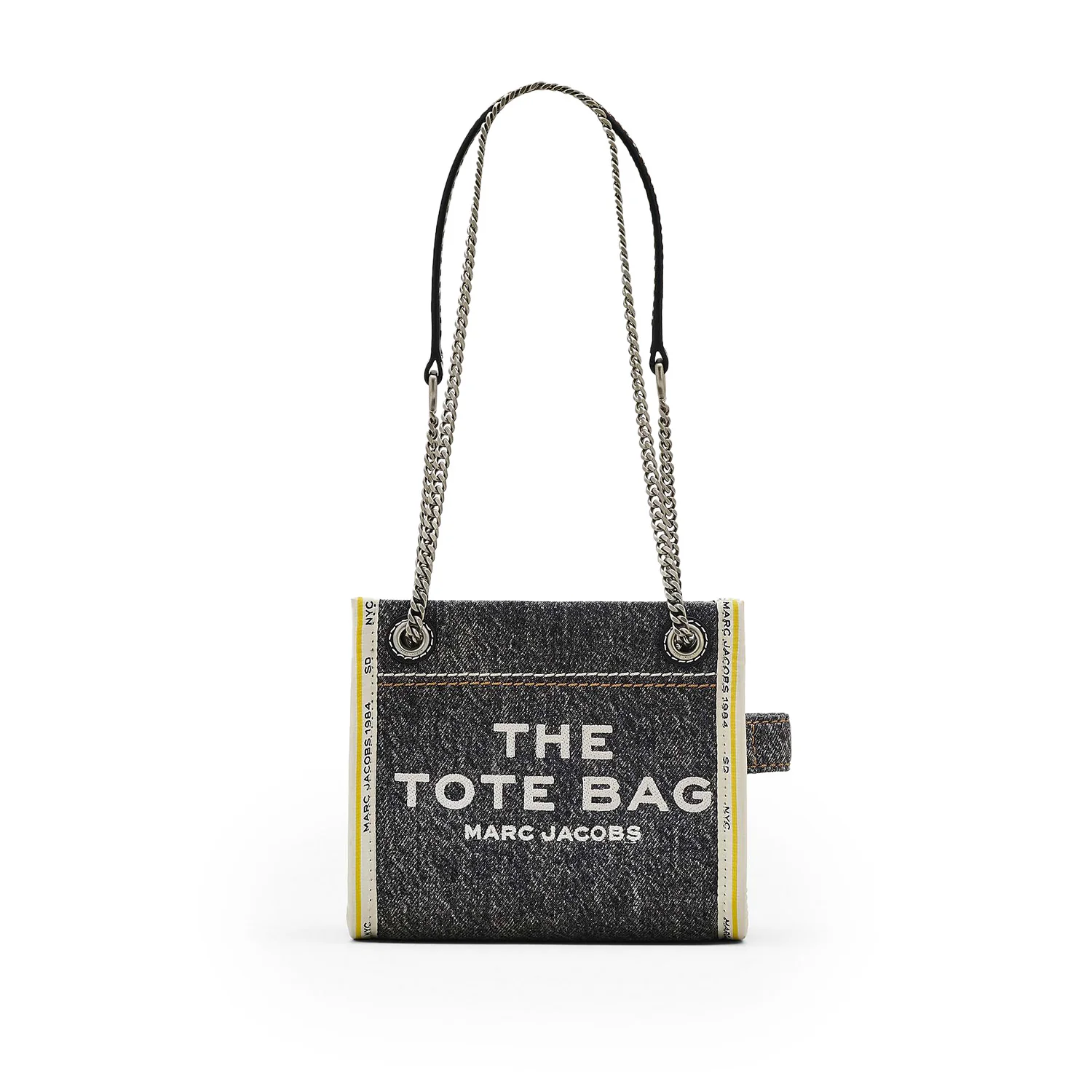 The Denim Chain Small Tote Bag