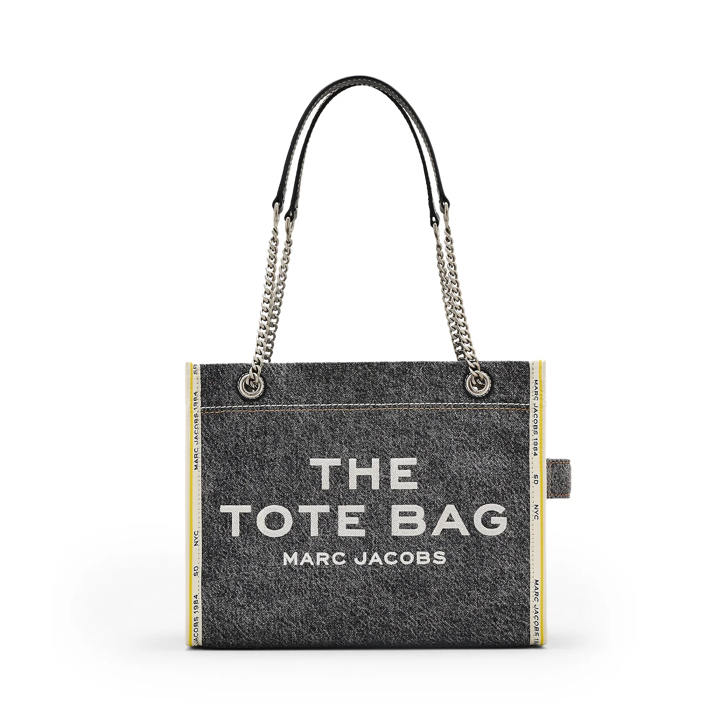 The Denim Chain Small Tote Bag - Image 2