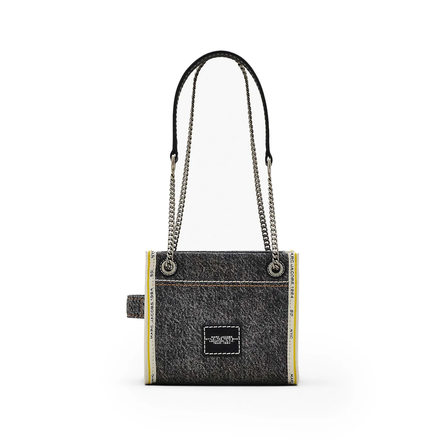 The Denim Chain Small Tote Bag - Image 3