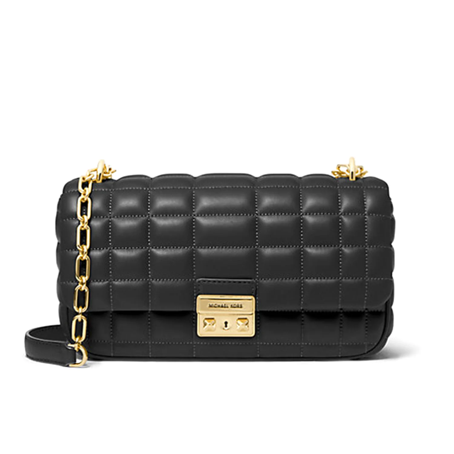 Tribeca Large Quilted Leather Shoulder Bag