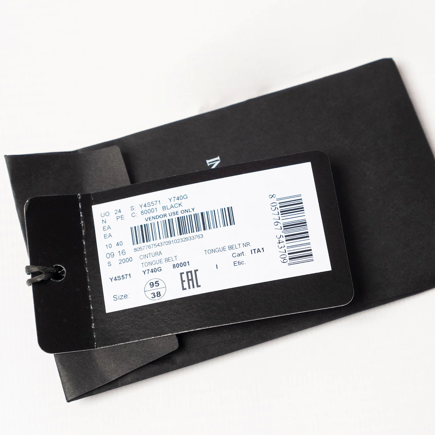 Tumbled-Leather Belt With Oversized Logo Lettering - Image 6