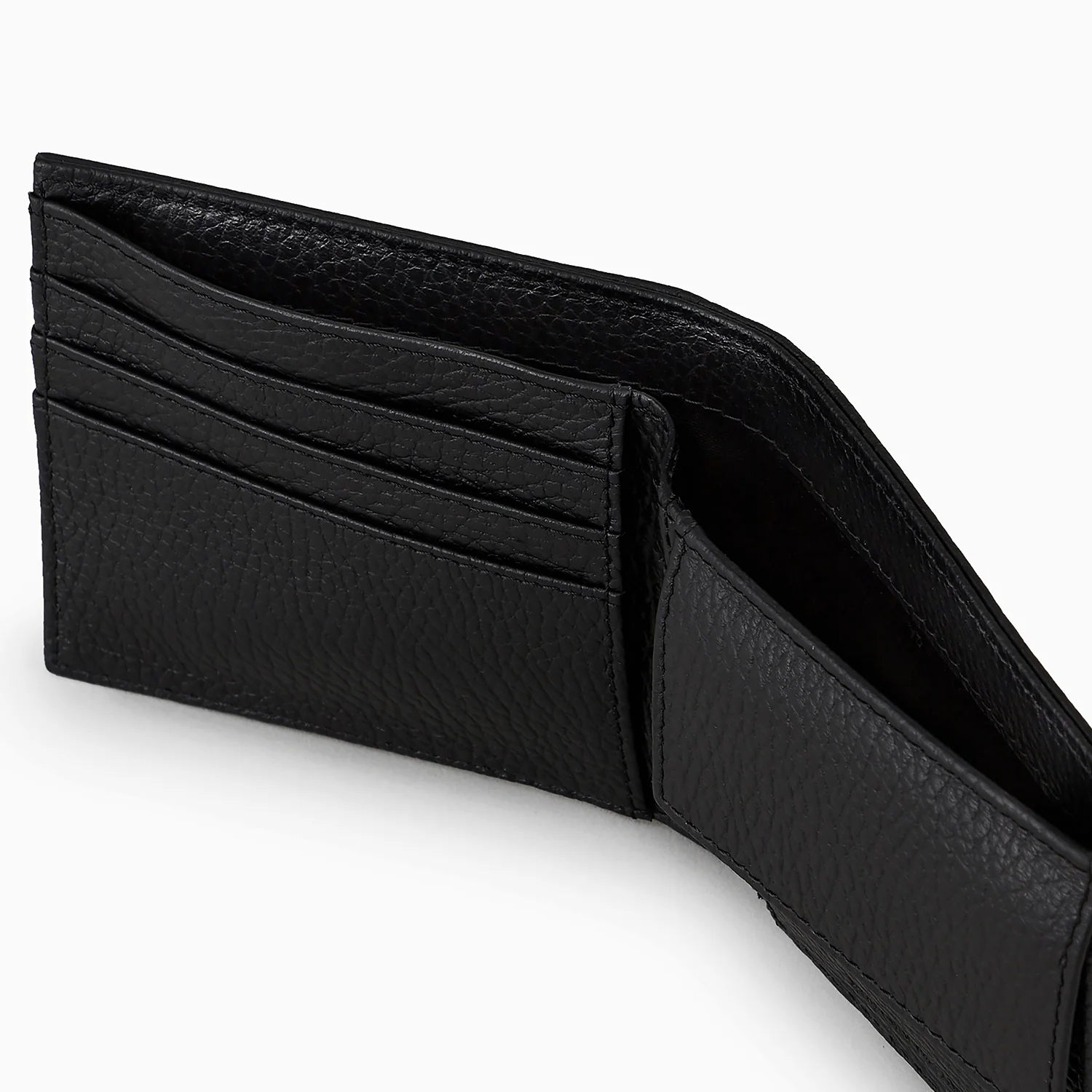 Tumbled Leather Wallet With Coin Pocket - Image 3