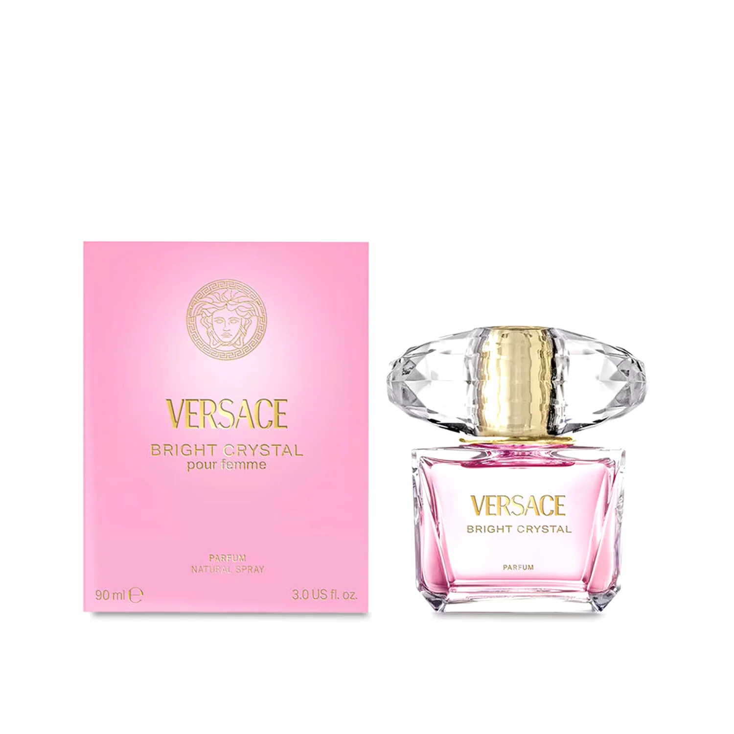 VERSACE BRIGHT CRYSTAL WOMEN PARFUM 90ML - Image 2