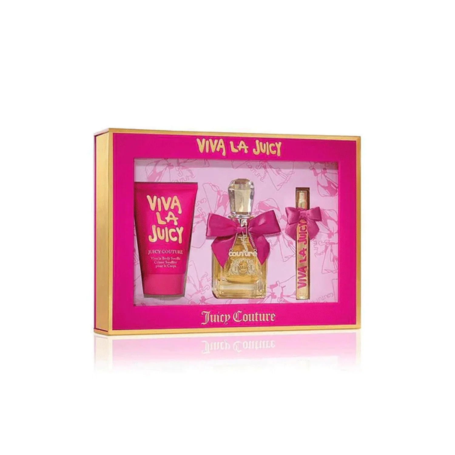 VIVA LA JUICY COUTURE WOMEN 3S SET (EDP 100ML+EDP 10ML+B/L 100ML) - Image 2