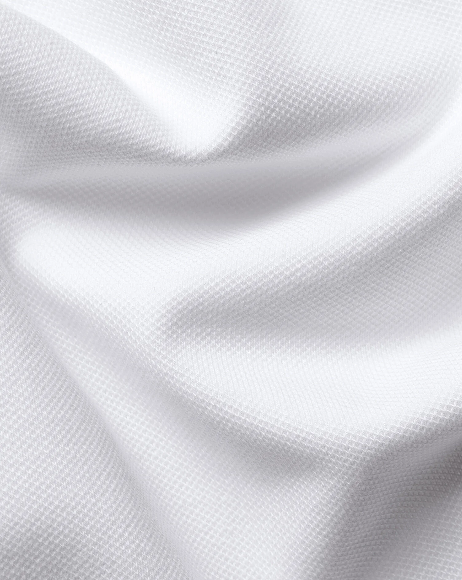 WHITE SOLID SHORT SLEEVE COTTON PIQUE POLO - Image 6