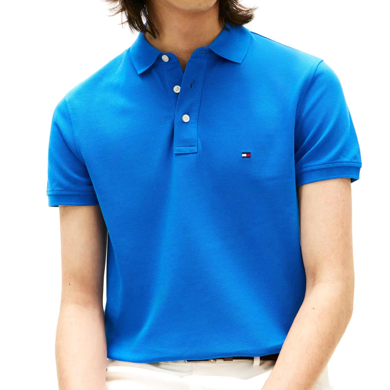 Pure Cotton Slim Fit Polo Shirt - Image 3