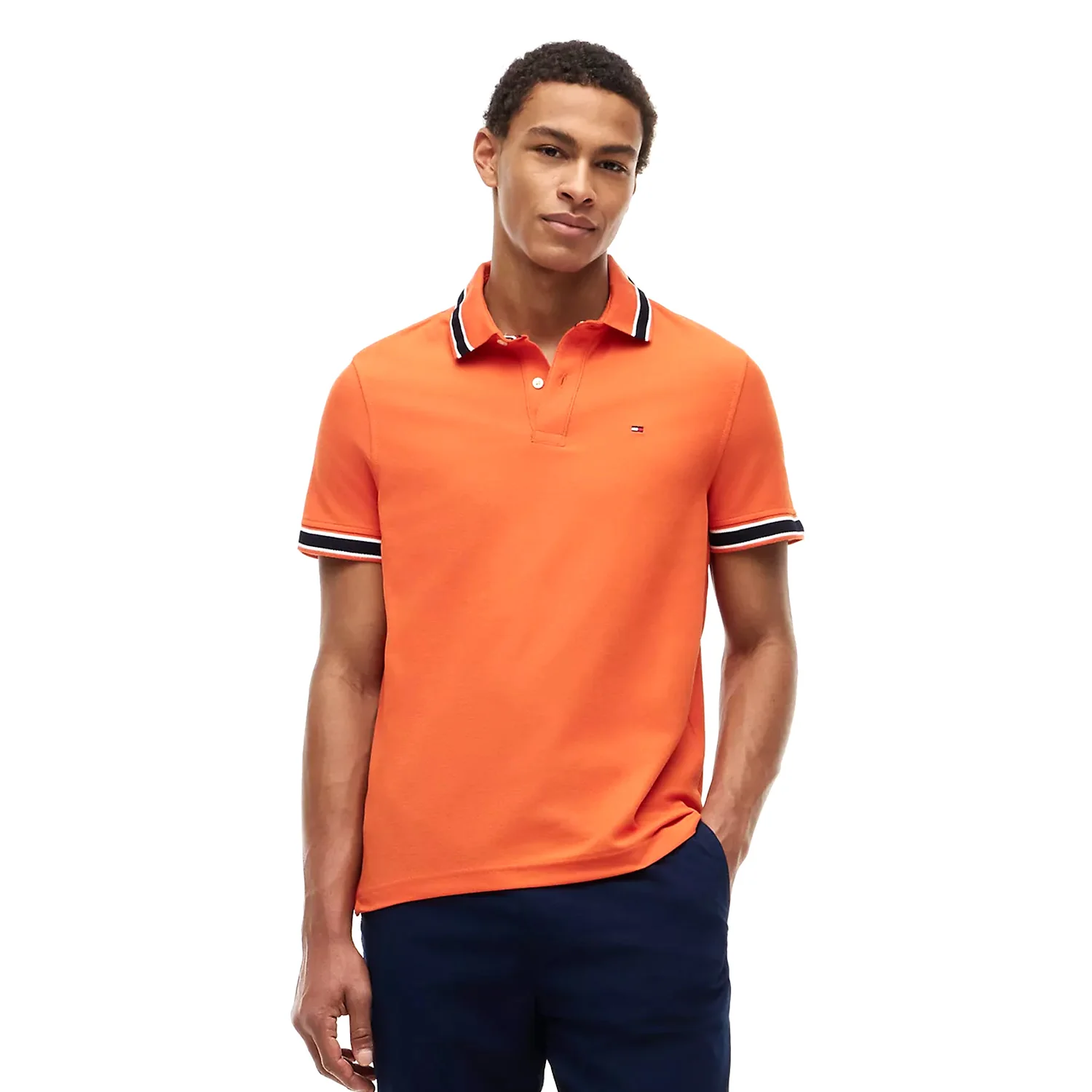 Regular Fit Tipped Wicking Polo - Image 3