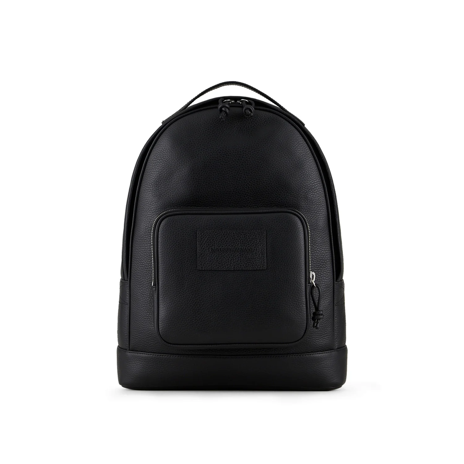Ea Rounded Backpack In Tumbled Leather