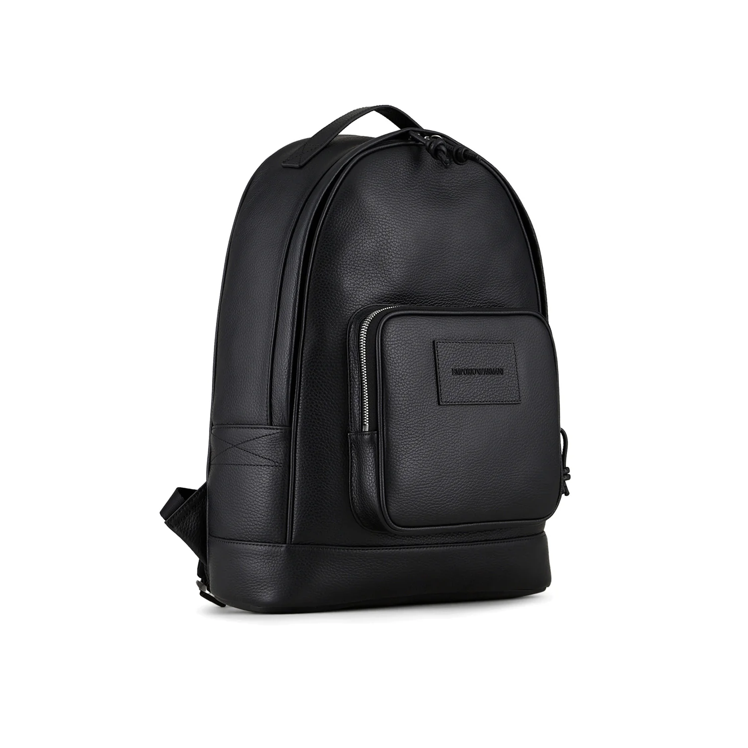 Ea Rounded Backpack In Tumbled Leather - Image 2