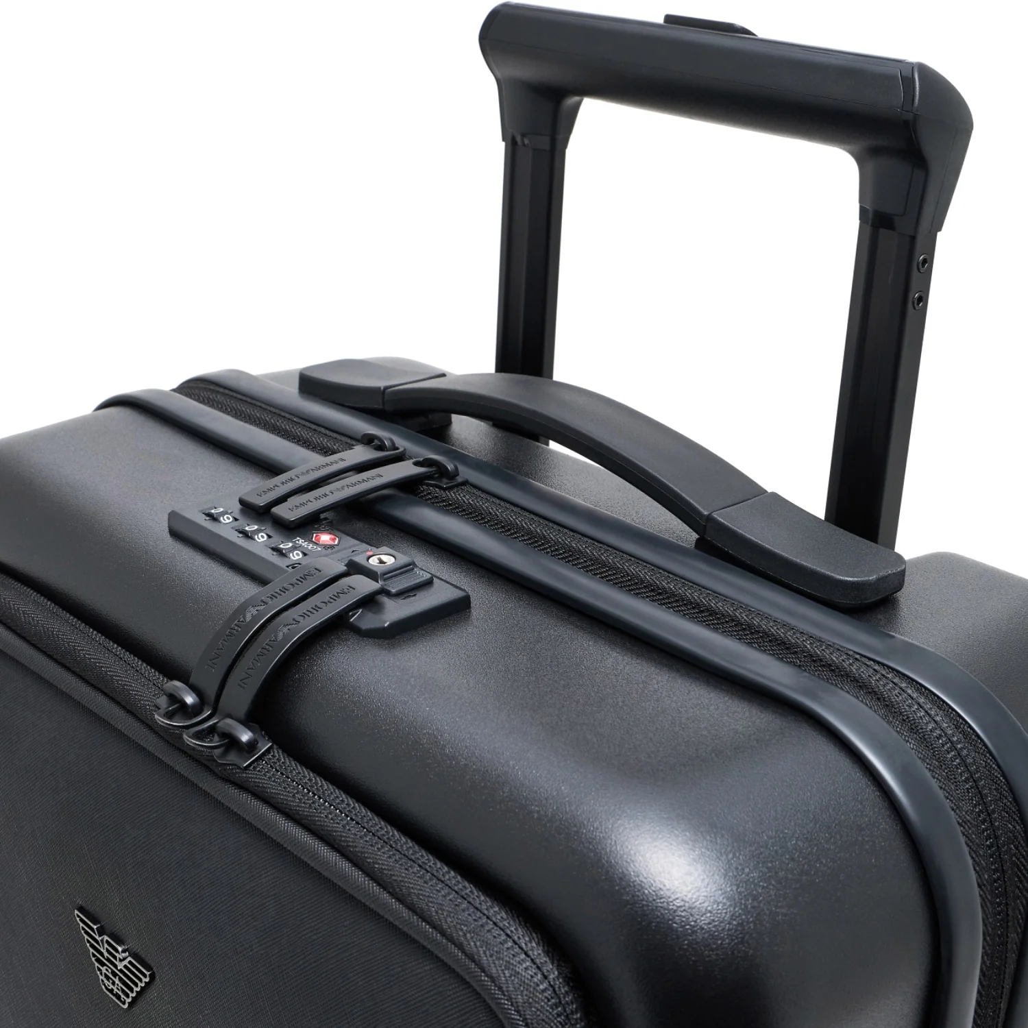 Abs Carry-On Case With Saffiano Detail And Eagle Plate - Image 3
