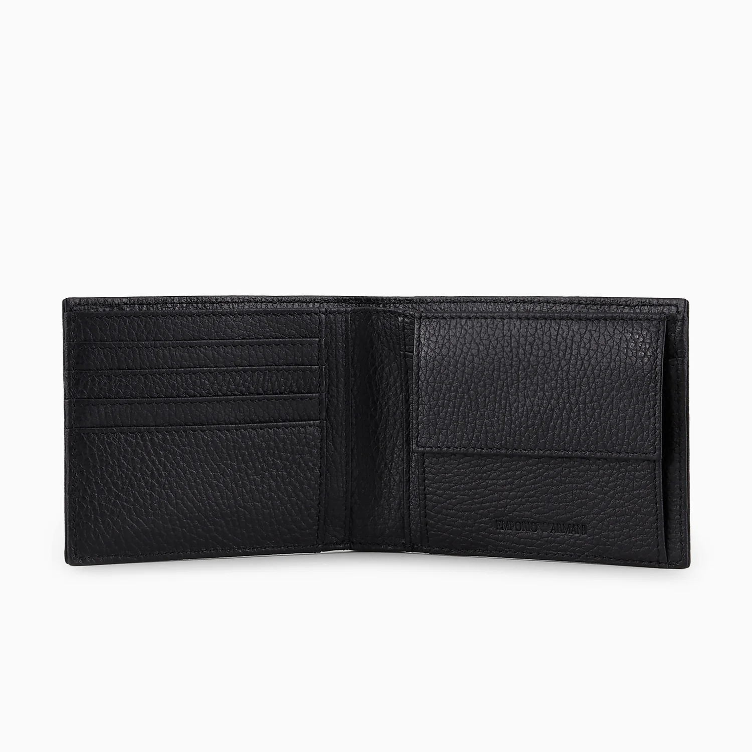 Ea Gift Box With Wallet And Card Holder In Tumbled Leather - Image 2