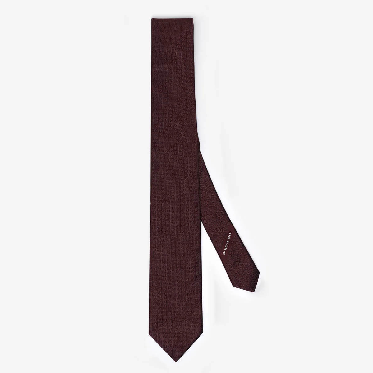 Z5E10TA5 1PS BU1 608 DK RED FAN ZEGNA TIE